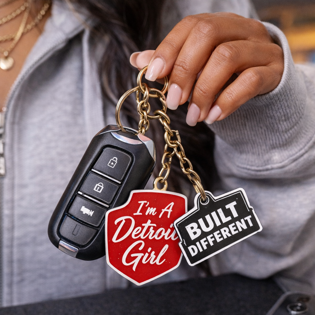 Built Different Keychains & Stickers