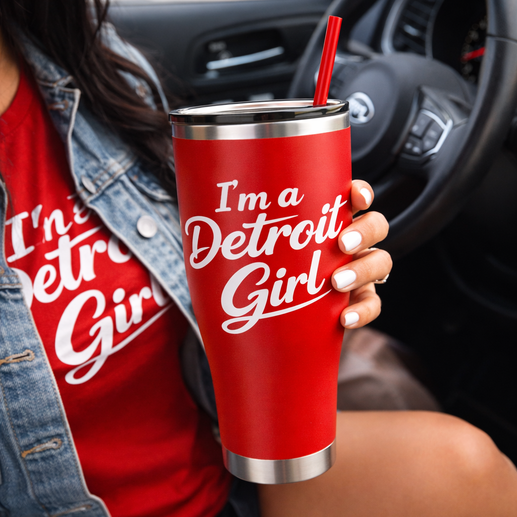 Detroit Girl Tumblers | Built Different Collection
