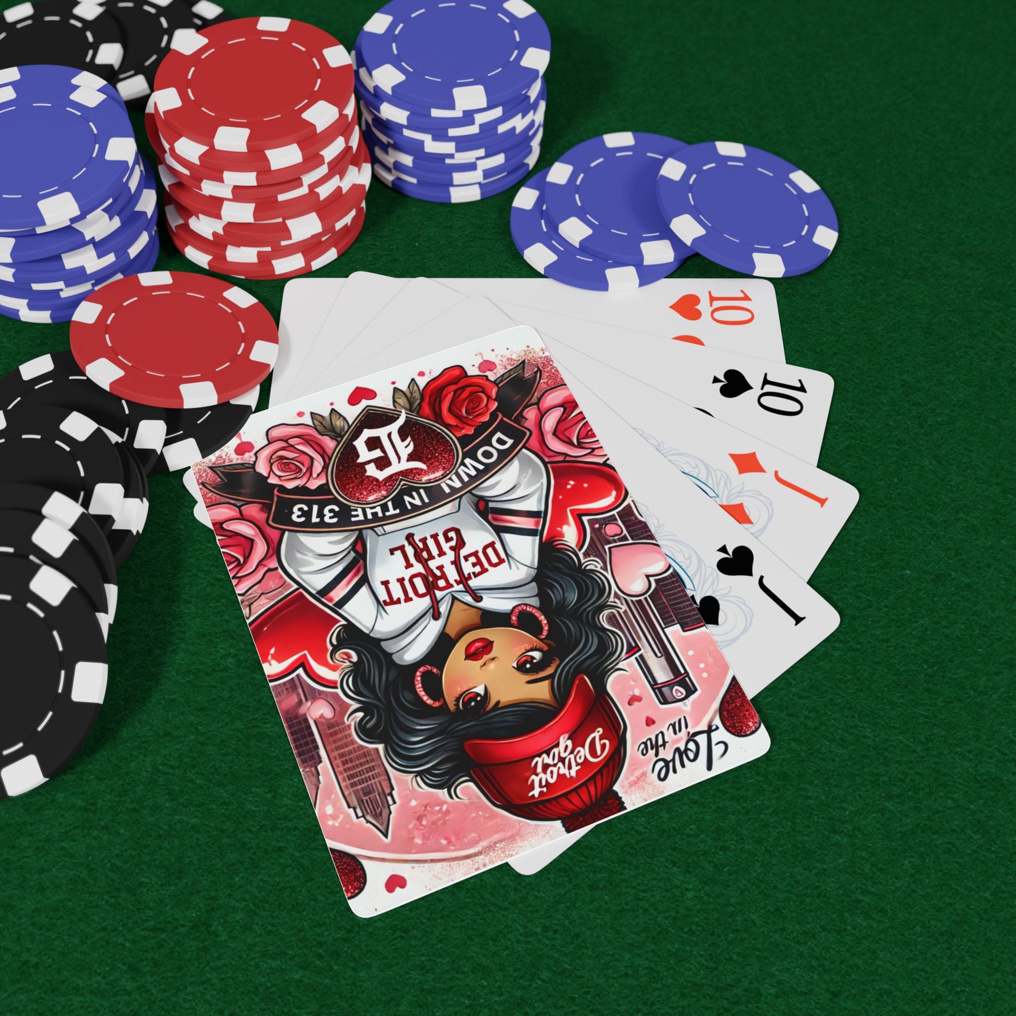 Love in the 313 - Poker Playing Cards