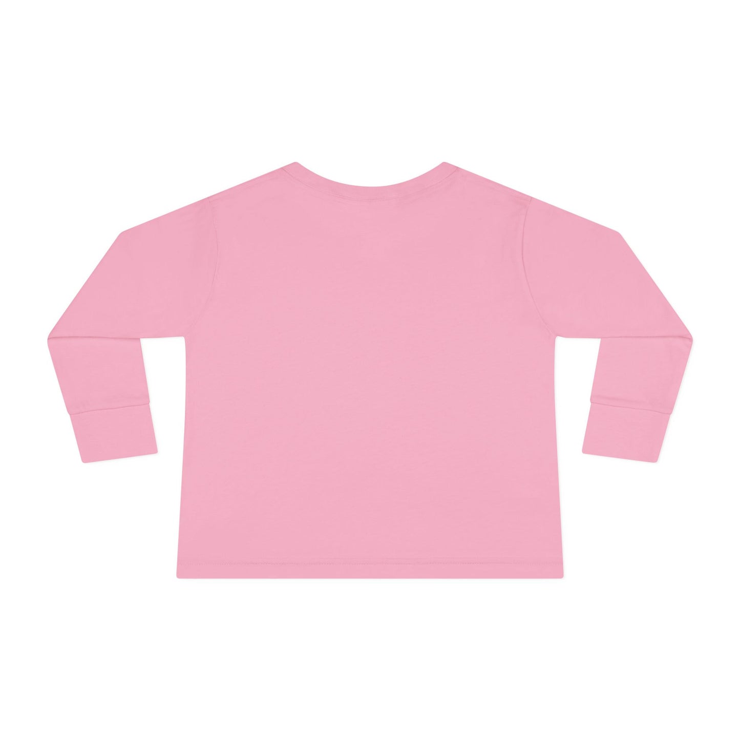 Toddler Long Sleeve Tee - Detroit Snowman Pink Frost Design