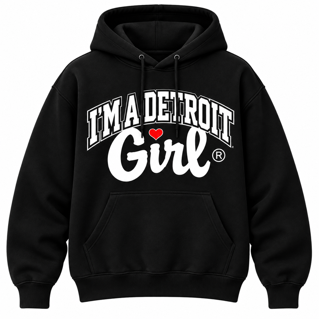 I'm a Detroit Girl® Classic Arch Hoodie