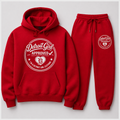 Detroit Girl Approved Hoodie Set (RedWhite)