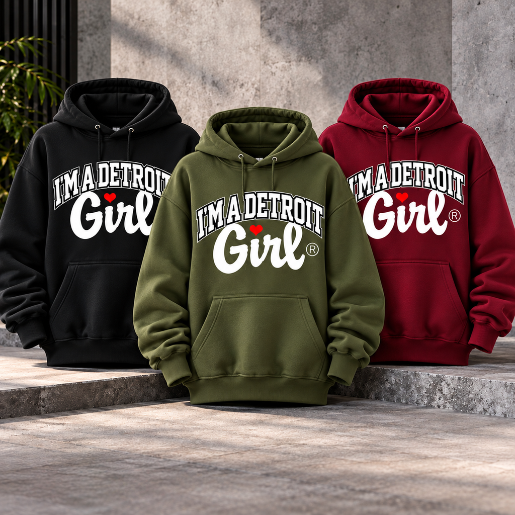 I'm a Detroit Girl® Classic Arch Hoodie
