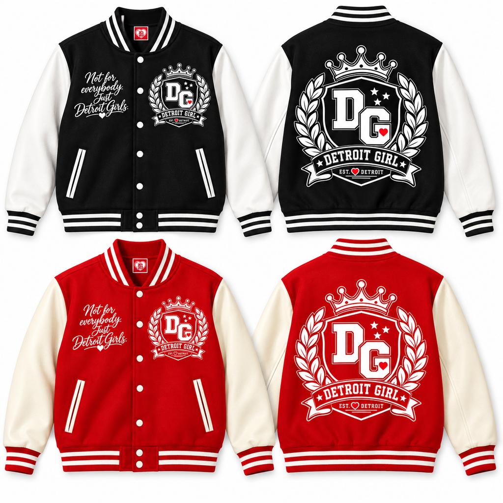 I’M A DETROIT GIRL Varsity Jacket