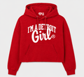 Classic Logo Cropped Hoodie – Detroit Girl Edition