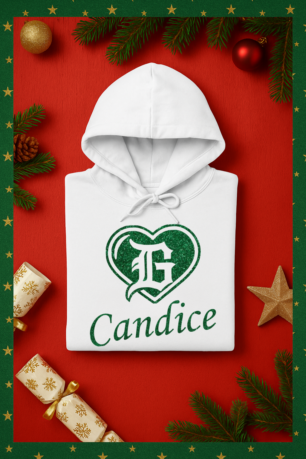 Custom Detroit Girl White Hoodie – Add Your Name