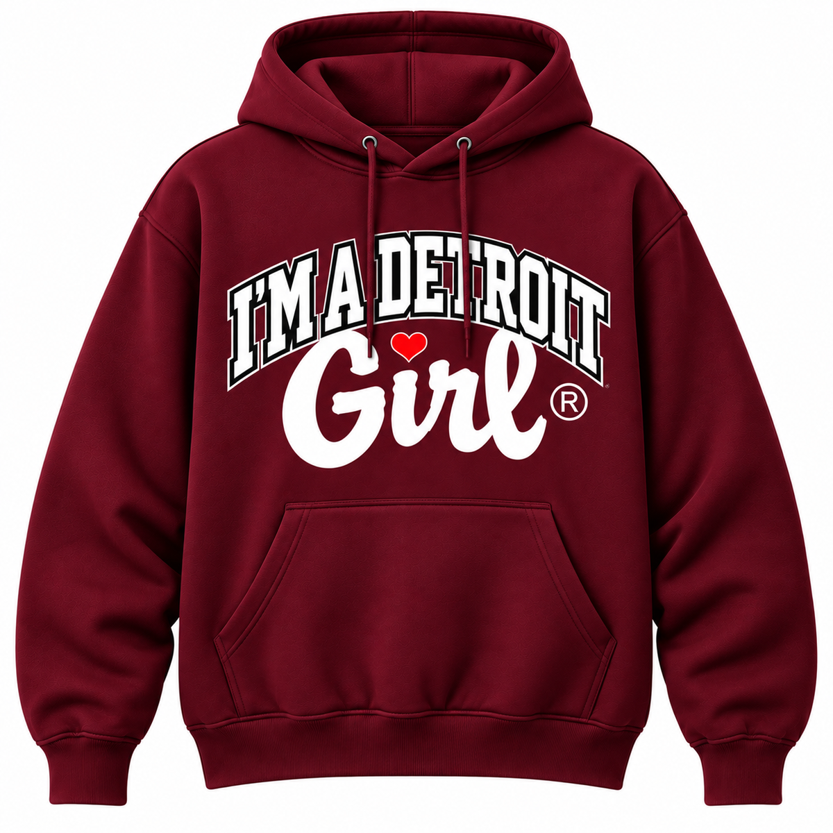 I'm a Detroit Girl® Classic Arch Hoodie