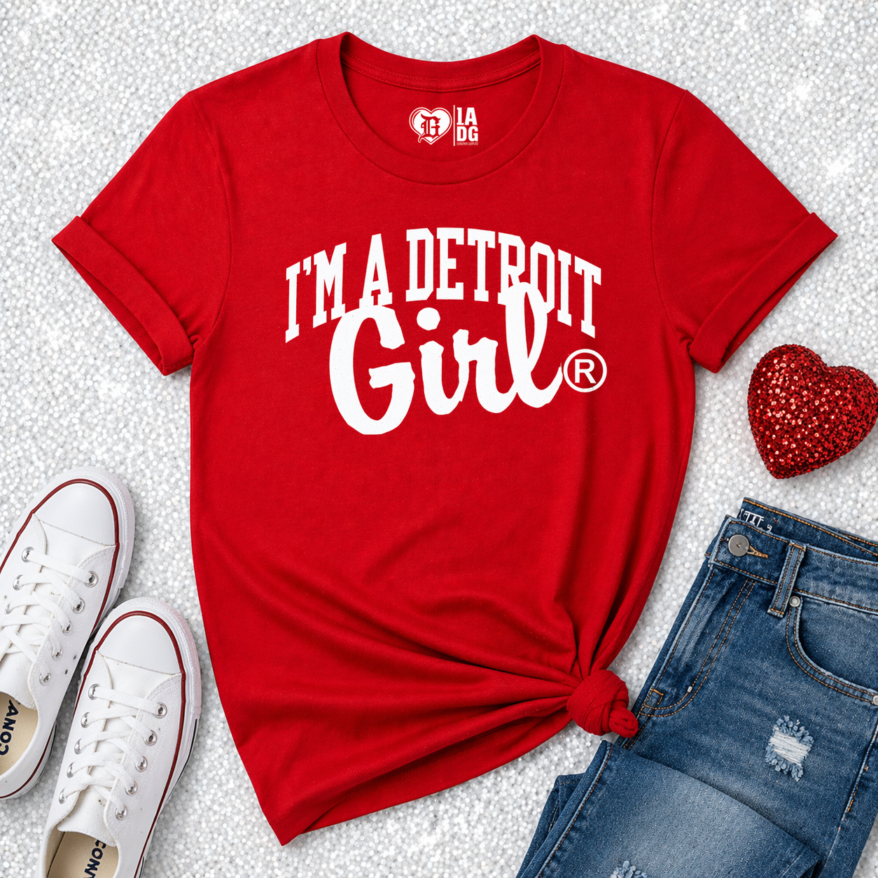 I’m a Detroit Girl® Classic Logo Tee – Women’s Fit