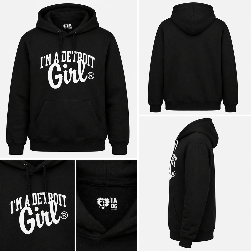 Classic Logo Hoodie – Detroit Girl