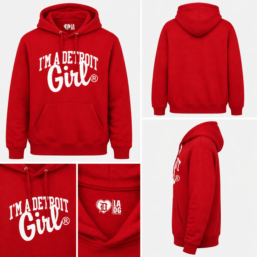 Classic Logo Hoodie – Detroit Girl