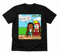 SWAG x IZZIE Cartoon Graphic T-Shirt – Black